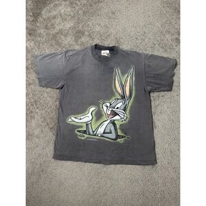 Vintage Mens Tshirt 1995 Bugs Bunny Warner Brothers, Streetwear Size M